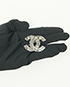 Chanel CC Diamante Brooch, back view